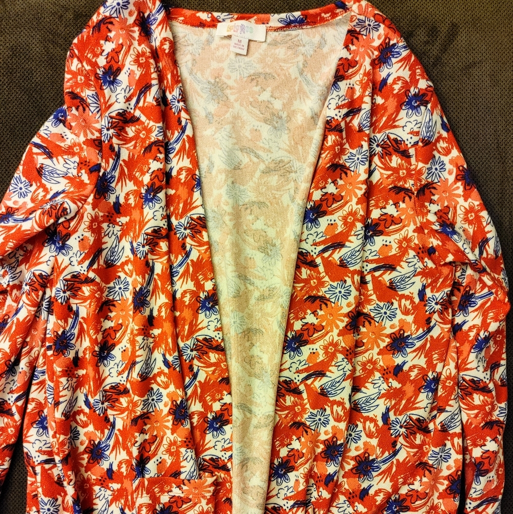 Colorful floral sweater